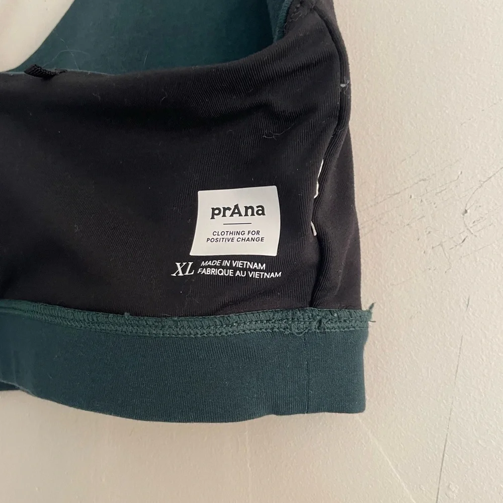 Prana Everyday Bra in Dark Green XL - Picture 9 of 12